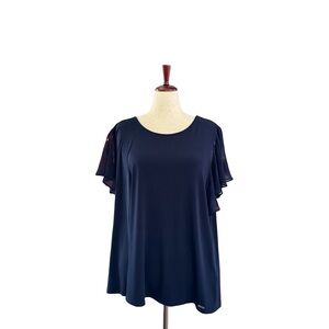 Calvin Klein Navy Women's Blouse